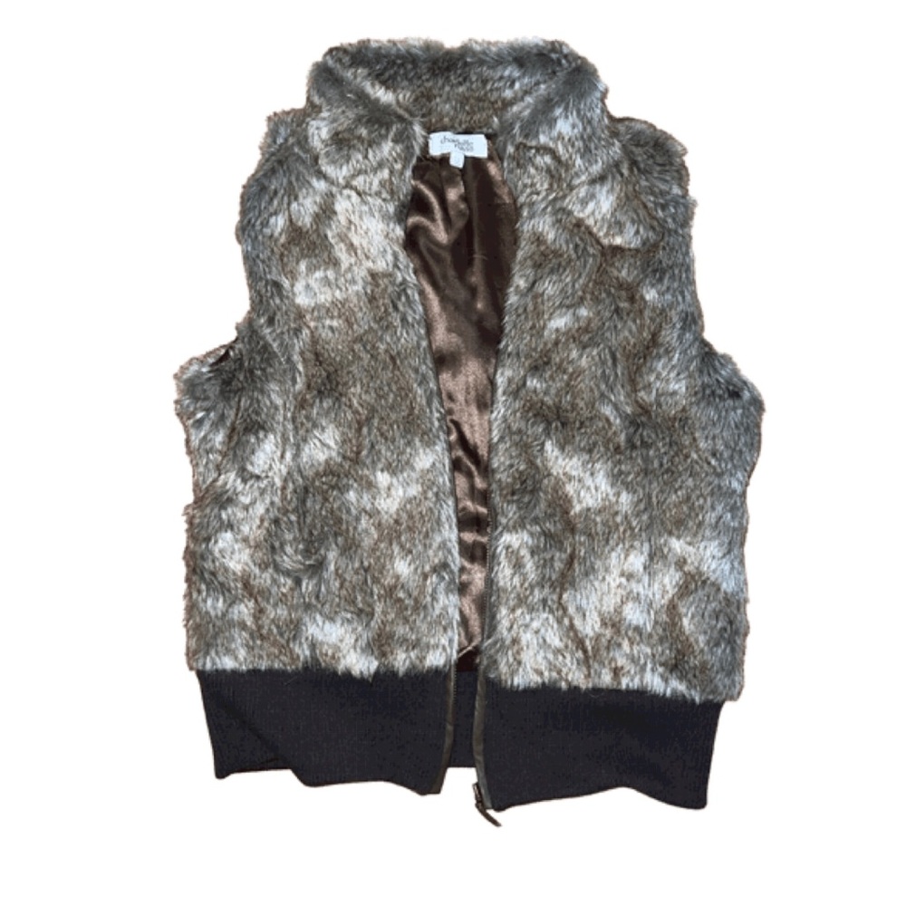 Faux Fur Zipper Vest